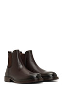 Men's Brown Leather Chelsea Boot | Derimod