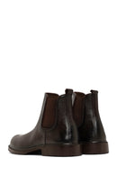 Men's Brown Leather Chelsea Boot | Derimod