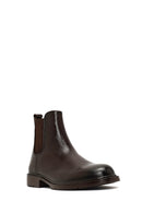 Men's Brown Leather Chelsea Boot | Derimod