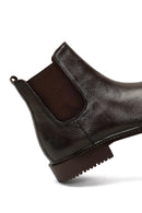 Men's Brown Leather Chelsea Boot | Derimod