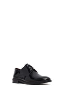 Erkek Siyah Bağcıklı Rugan Deri Klasik Ayakkabı | Derimod