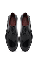 Erkek Siyah Bağcıklı Rugan Deri Klasik Ayakkabı | Derimod