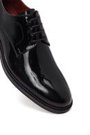Erkek Siyah Bağcıklı Rugan Deri Klasik Ayakkabı | Derimod