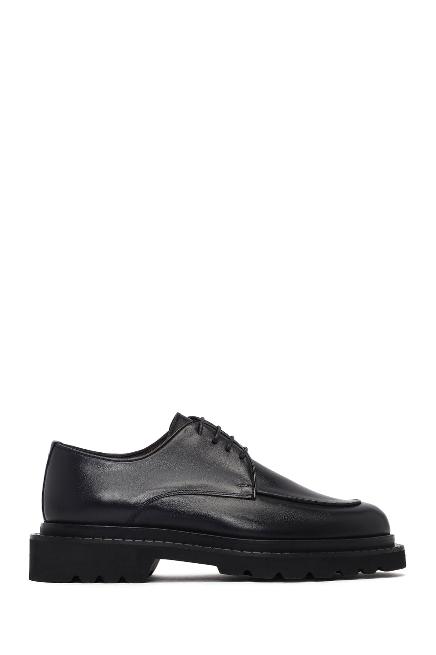 Men's Black Lace Up Leather Casual Shoes 25WFD602518 | Derimod