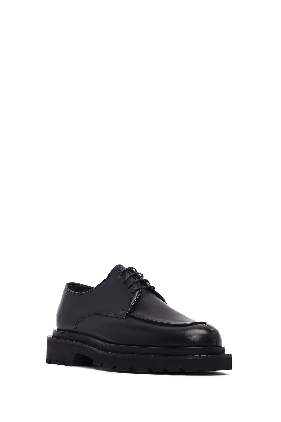 Men's Black Lace Up Leather Casual Shoes