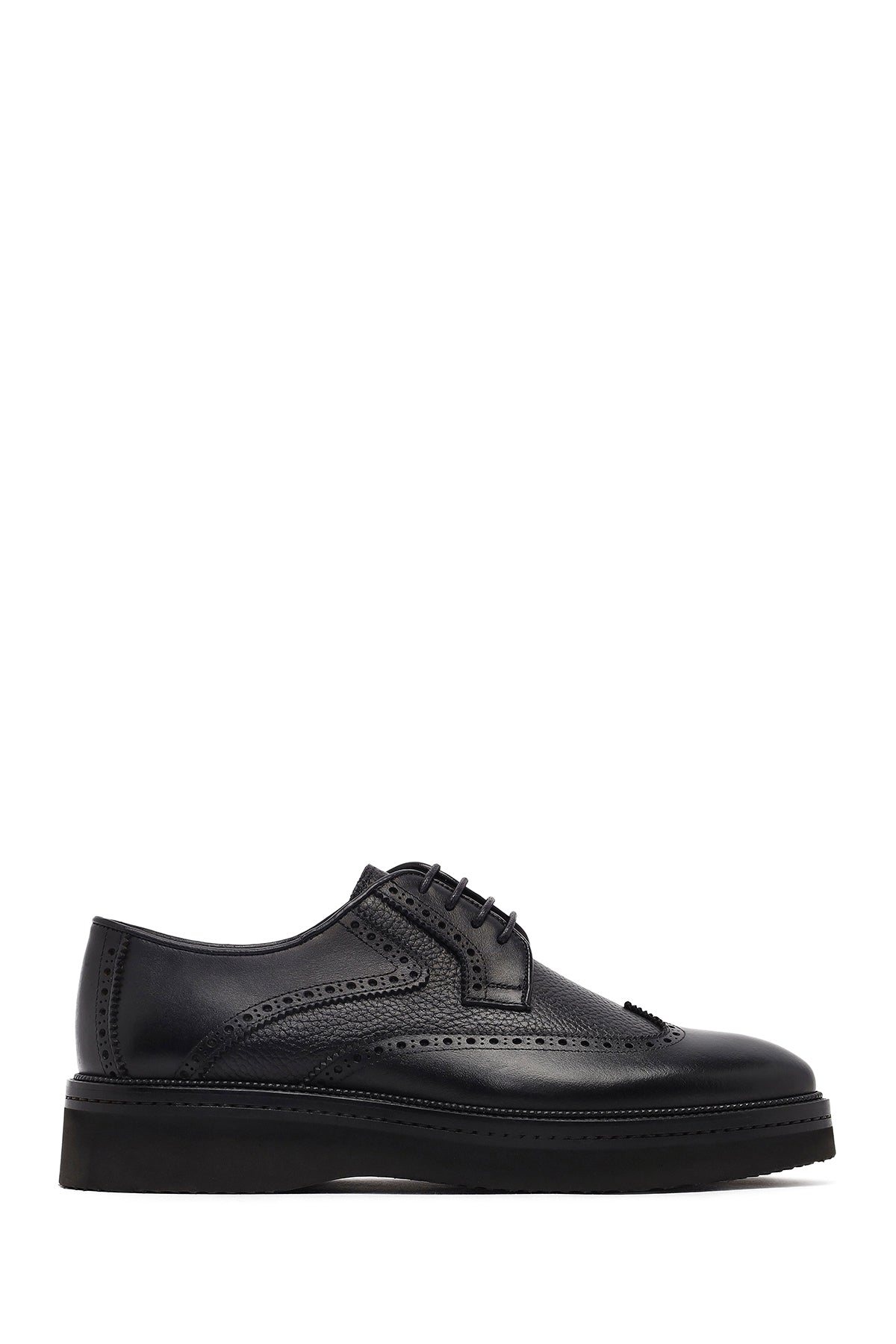 Men's Black Lace Up Leather Casual Shoes 25WFD602914 | Derimod