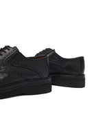 Men's Black Lace Up Leather Casual Shoes | Derimod