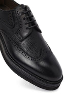 Men's Black Lace Up Leather Casual Shoes | Derimod