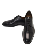 Men's Black Lace-Up Leather Classic Shoe | Derimod