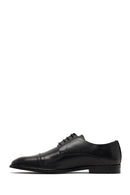 Men's Black Lace-Up Leather Classic Shoe | Derimod