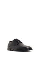 Men's Black Lace-Up Leather Classic Shoe | Derimod
