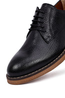 Men's Black Lace Up Leather Casual Shoes | Derimod