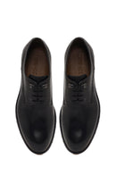 Erkek Siyah Bağcıklı Deri Casual Ayakkabı | Derimod