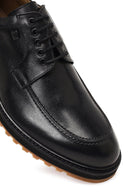 Men's Black Lace-Up Leather Casual Shoes | Derimod