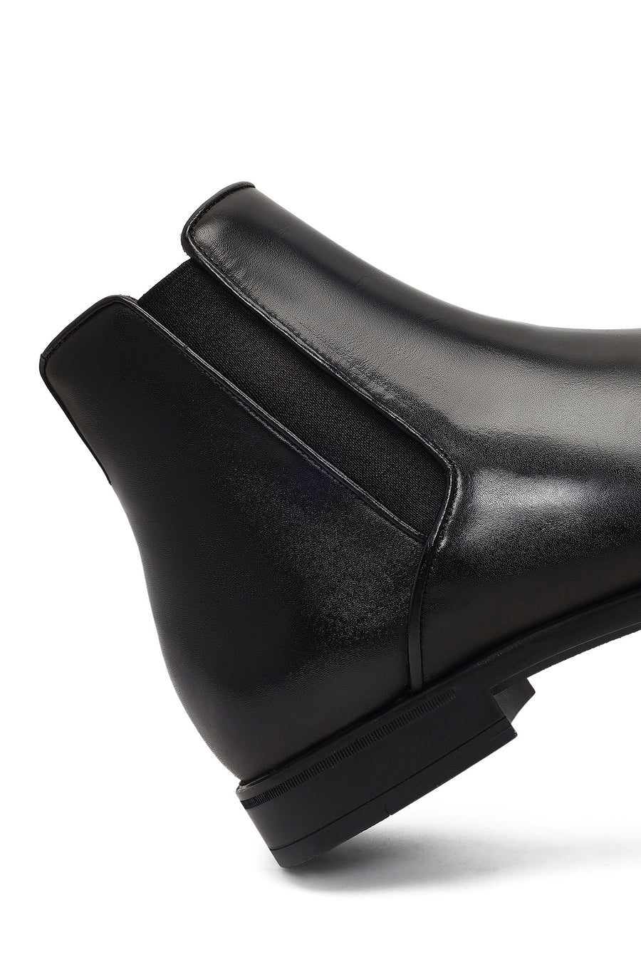 Men's Black Leather Chelsea Boot