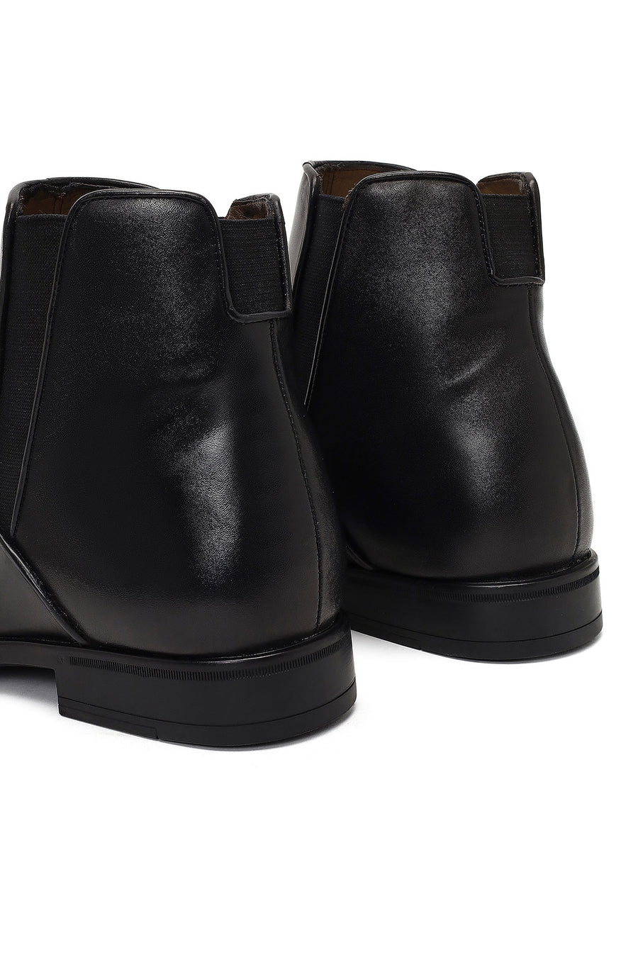 Men's Black Leather Chelsea Boot