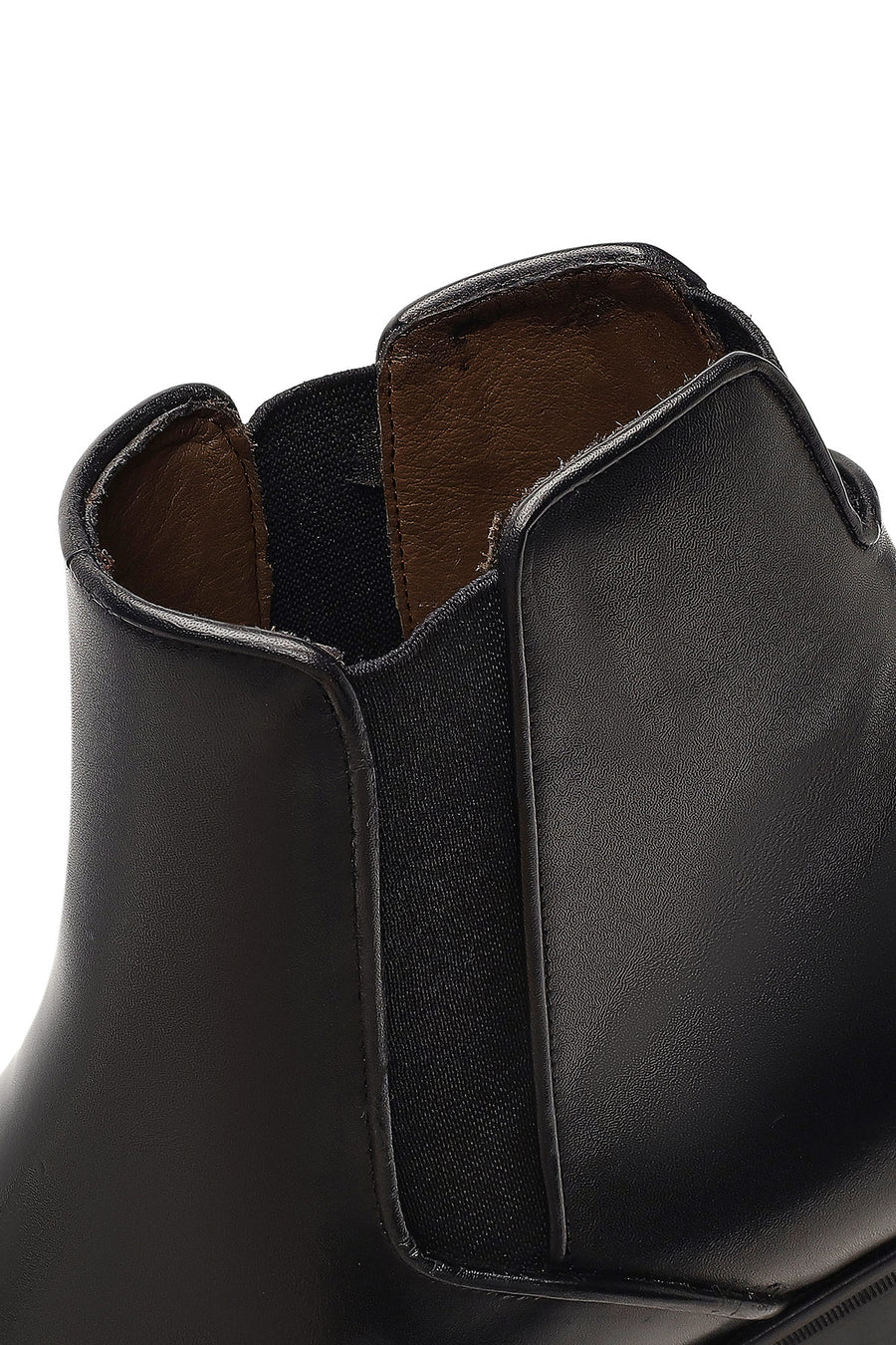 Men's Black Leather Chelsea Boot