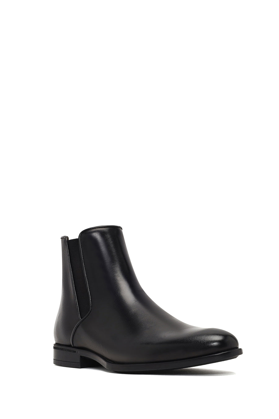 Men's Black Leather Chelsea Boot