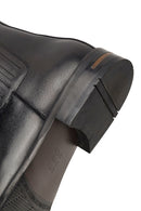 Men's Black Leather Chelsea Boot | Derimod