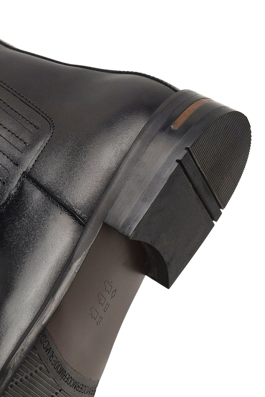 Men's Black Leather Chelsea Boot