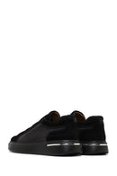 Erkek Siyah Kalın Tabanlı Deri Sneaker | Derimod