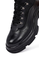 Erkek Siyah Fermuarlı Deri Bot | Derimod