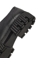 Erkek Siyah Bağcıklı Kalın Tabanlı Deri Casual Ayakkabı | Derimod