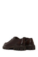 Erkek Kahverengi Bağcıklı Kalın Tabanlı Deri Casual Ayakkabı | Derimod