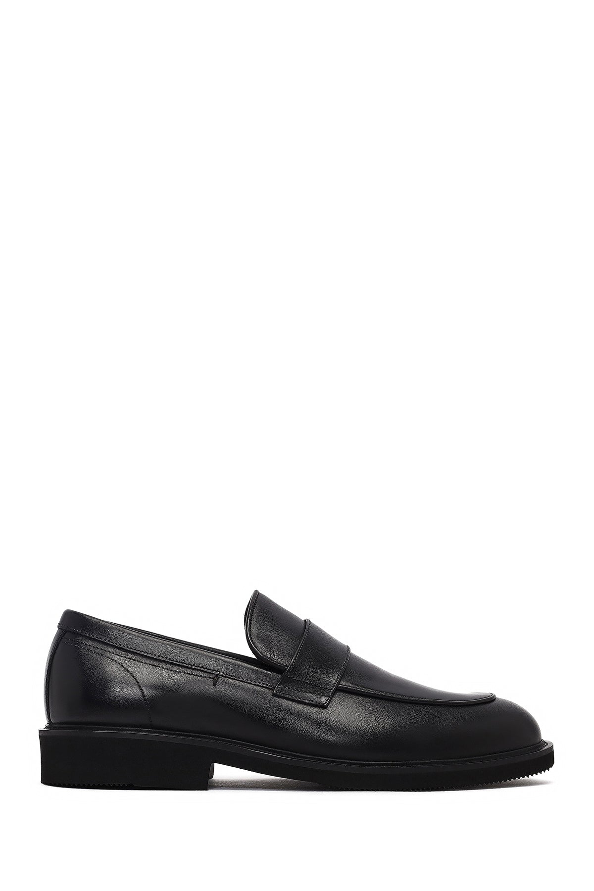 Men's Black Leather Loafer 25WFD605718 | Derimod