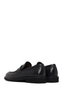 Men's Black Leather Loafer | Derimod