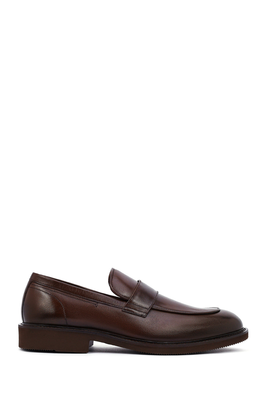Men's Brown Leather Loafer 25WFD605718 | Derimod
