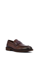 Men's Brown Leather Loafer | Derimod