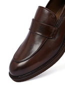Men's Brown Leather Loafer | Derimod