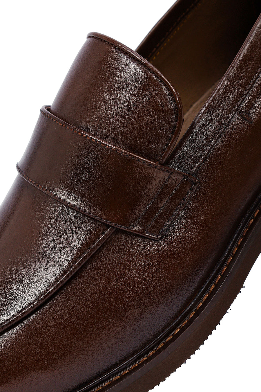 Men's Brown Leather Loafer