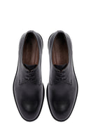 Erkek Siyah Bağcıklı Deri Klasik Ayakkabı | Derimod