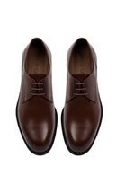 Erkek Kahverengi Bağcıklı Deri Klasik Ayakkabı | Derimod