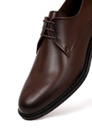 Erkek Kahverengi Bağcıklı Deri Klasik Ayakkabı | Derimod