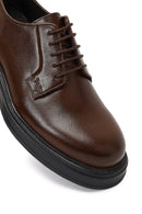 Men's Brown Lace-Up Leather Casual Shoes | Derimod