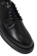 Erkek Siyah Bağcıklı Deri Casual Ayakkabı | Derimod