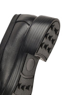 Erkek Siyah Tokalı Kalın Tabanlı Deri Loafer | Derimod