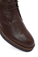 Erkek Kahverengi Bağcıklı Deri Bot | Derimod