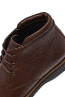 Erkek Kahverengi Bağcıklı Deri Bot | Derimod