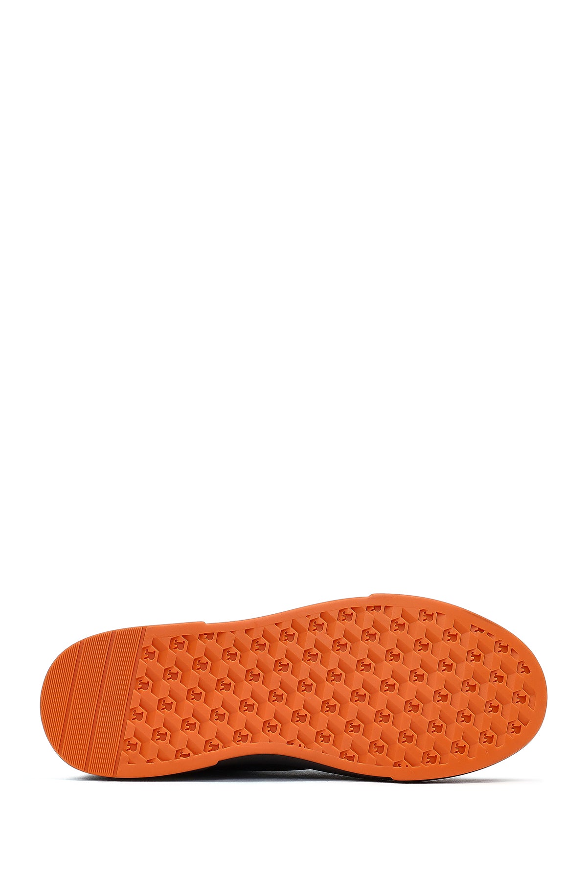 Erkek Haki Bağcıklı Kalın Tabanlı Deri Sneaker