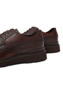 Erkek Kahverengi Bağcıklı Deri Casual Ayakkabı | Derimod