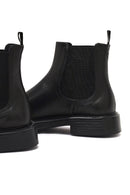 Men's Black Leather Casual Chelsea Boot | Derimod