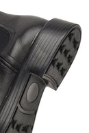 Men's Black Leather Casual Chelsea Boot | Derimod