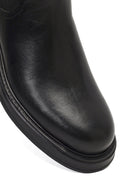 Men's Black Leather Casual Chelsea Boot | Derimod
