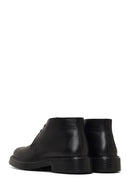 Erkek Siyah Bağcıklı Deri Casual Bot | Derimod