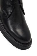 Erkek Siyah Bağcıklı Deri Casual Bot | Derimod