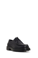 Erkek Siyah Bağcıklı Kalın Tabanlı Deri Casual Ayakkabı | Derimod